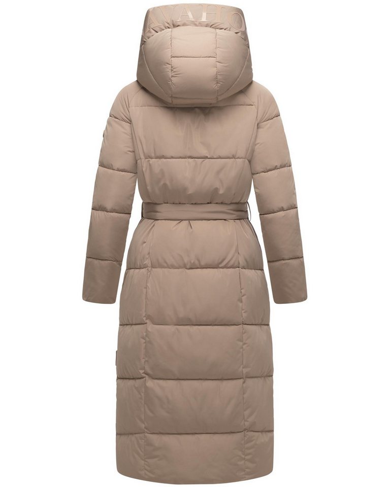 Navahoo Steppmantel Eisblick 14 Gesteppter Damen Mantel mit Taillengürtel – Bild 3 von 5