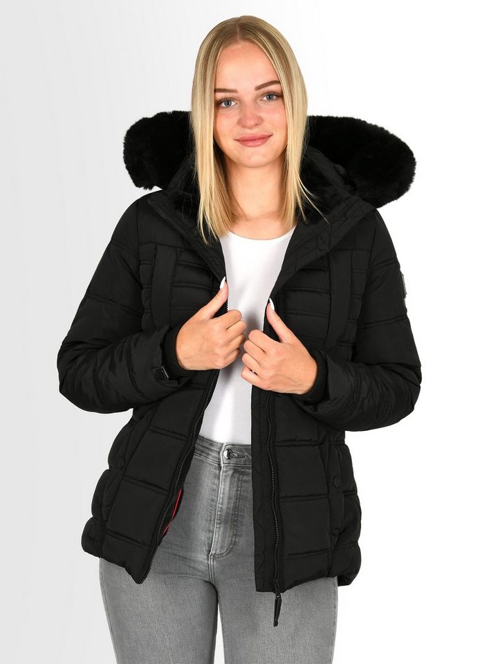 Navahoo Winterjacke Lissandra mit hochwertigem Steppdesign – Bild 5 von 5