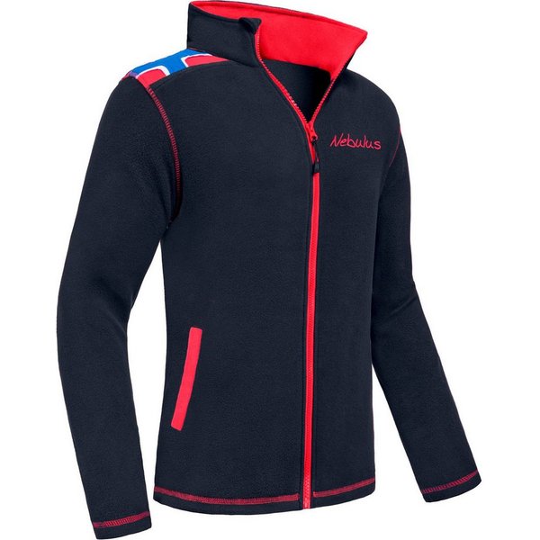 Nebulus Fleecejacke CHALSEA, P6731 - Herren, schwarz-rot, XXL