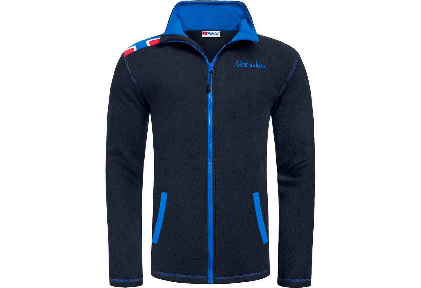 Nebulus Fleecejacke CHALSEA, P6730 - Herren, schwarz-kobalt, L – Bild 2 von 5