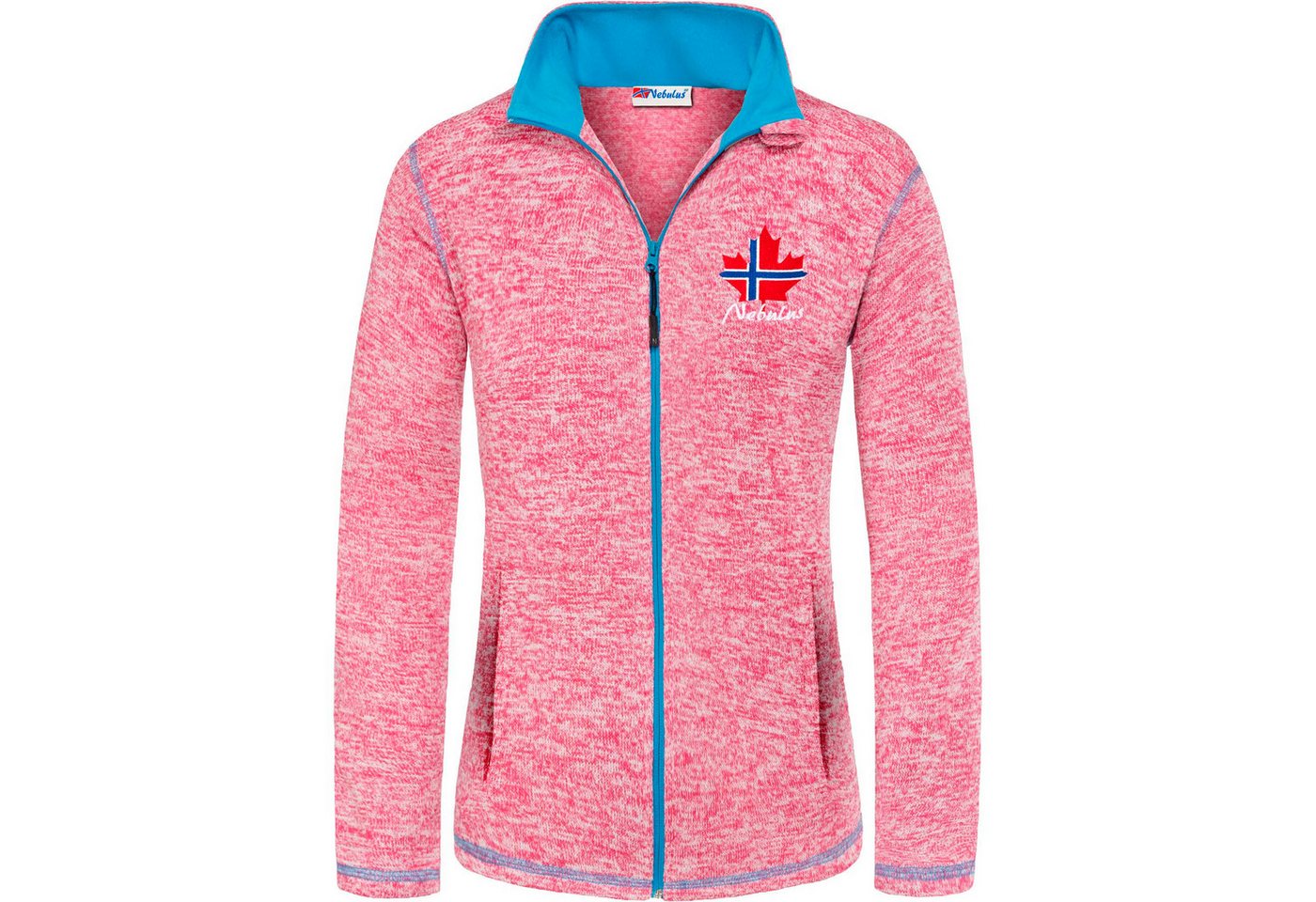 Nebulus Fleecejacke CHIOS, P5183 - Damen, pink-malibu, XL/42 – Bild 2 von 5