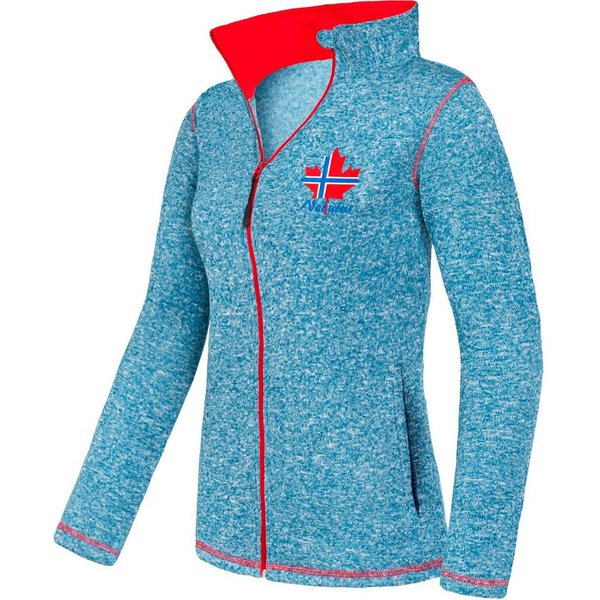 Nebulus Fleecejacke CHIOS, P5181 - Damen, blau-rot, L/40