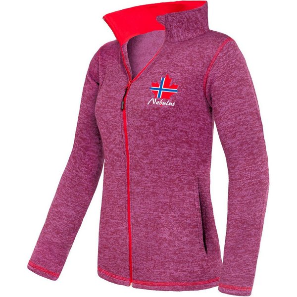Nebulus Fleecejacke CHIOS, P5182 - Damen, lila-rot, XXL/44
