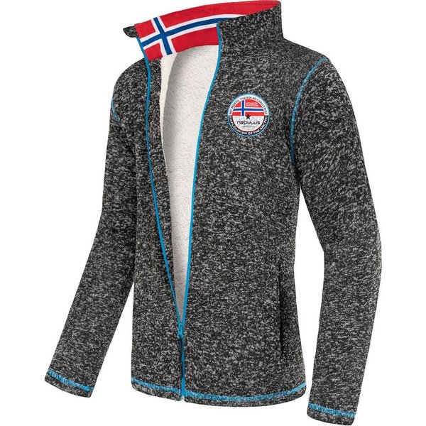 Nebulus Fleecejacke FALLOU, P5495 - Herren, schwarz, M