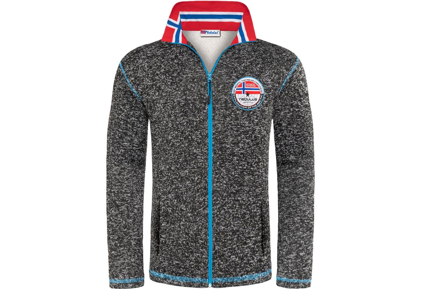 Nebulus Fleecejacke FALLOU, P5495 - Herren, schwarz, M – Bild 2 von 5