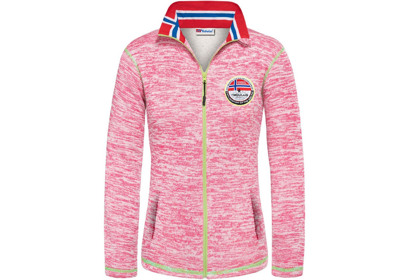 Nebulus Fleecejacke FALLOU, P5504 - Damen, pink, L/40 – Bild 2 von 5