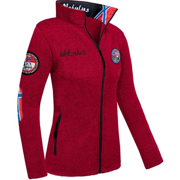 Nebulus Fleecejacke FLENN, P4640 - Damen, rot, XL/42