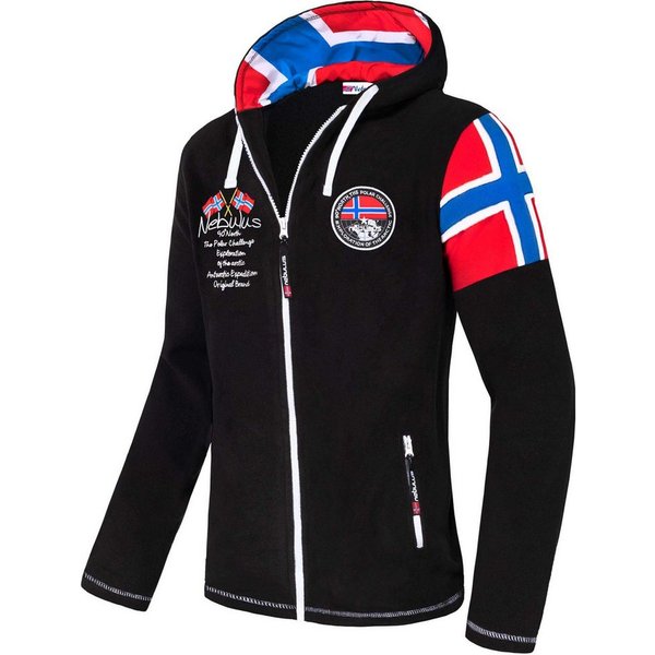 Nebulus Fleecejacke KINLEY, Q1733 - Herren, schwarz, XL