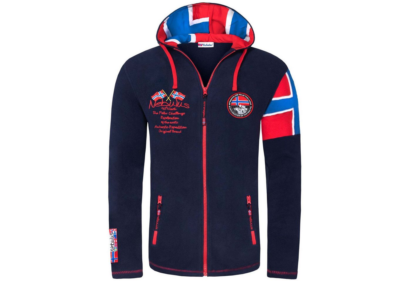Nebulus Fleecejacke KINLEY, Q1735 - Herren, navy, XXL – Bild 2 von 5