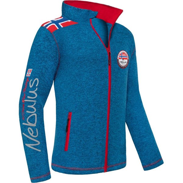 Nebulus Fleecejacke NORKY, P5135 - Herren, malibu meliert, XXL