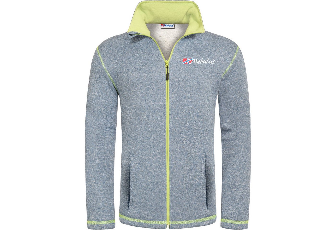 Nebulus Fleecejacke ONEGA, P5521 - Herren, hellblau, L – Bild 2 von 5