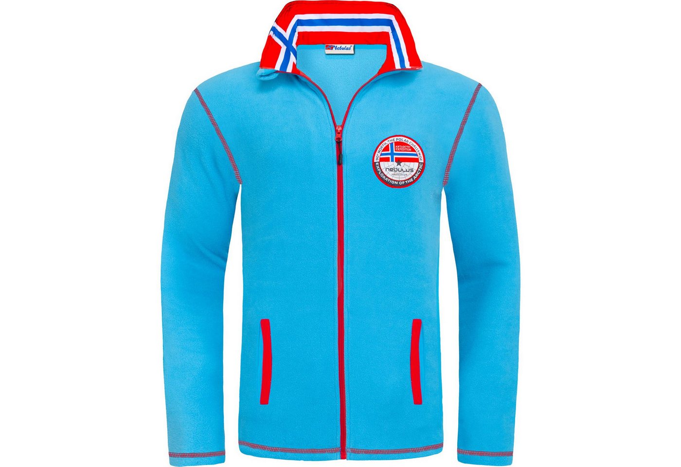 Nebulus Fleecejacke ORDI, P5423 - Herren, malibublau, L – Bild 2 von 5