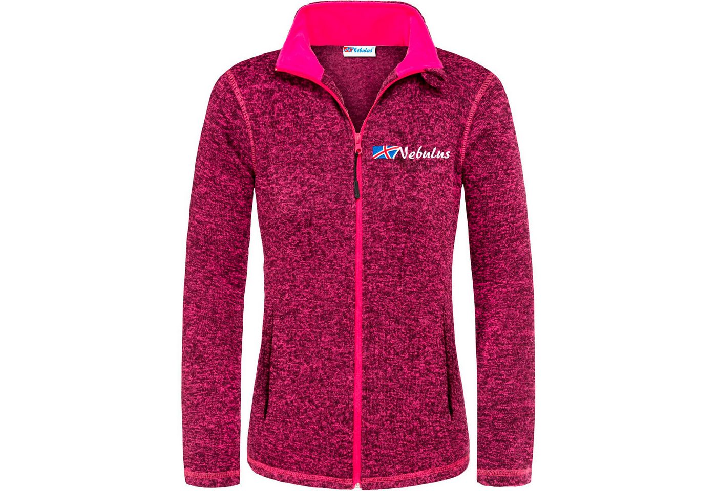 Nebulus Fleecejacke TANNA, P5195 - Damen, fuchsia-pink, XXL/44 – Bild 2 von 5