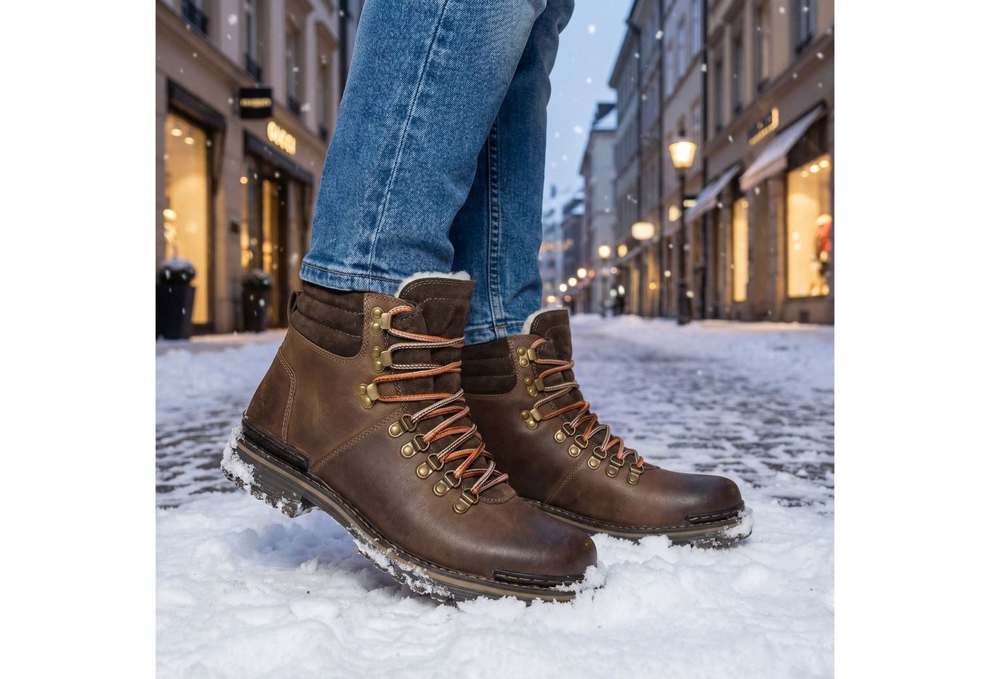 Nebulus HIKING, P2601 - Herren, braun, 42 Winterstiefel – Bild 4 von 5