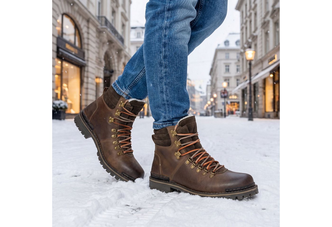 Nebulus HIKING, P2601 - Herren, braun, 42 Winterstiefel – Bild 5 von 5