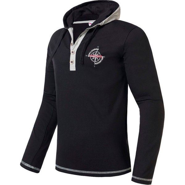 Nebulus Hoodie MADS, P1362 - Herren, schwarz, XL
