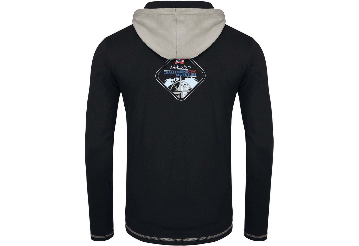 Nebulus Hoodie MADS, P1362 - Herren, schwarz, XL – Bild 3 von 5