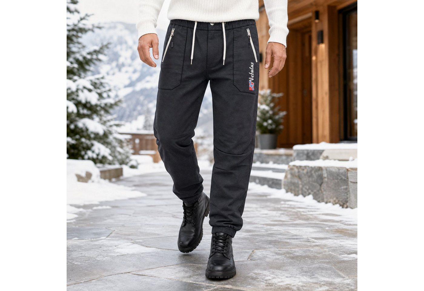 Nebulus Hose & Shorts BULLIT, P5910 - Herren, schwarz, L – Bild 5 von 5