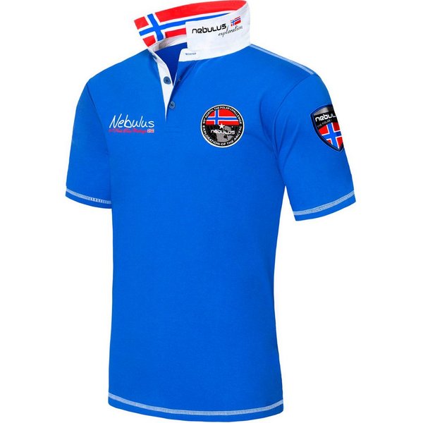 Nebulus Poloshirt BENTER, Q1318 - Herren, blau, XL