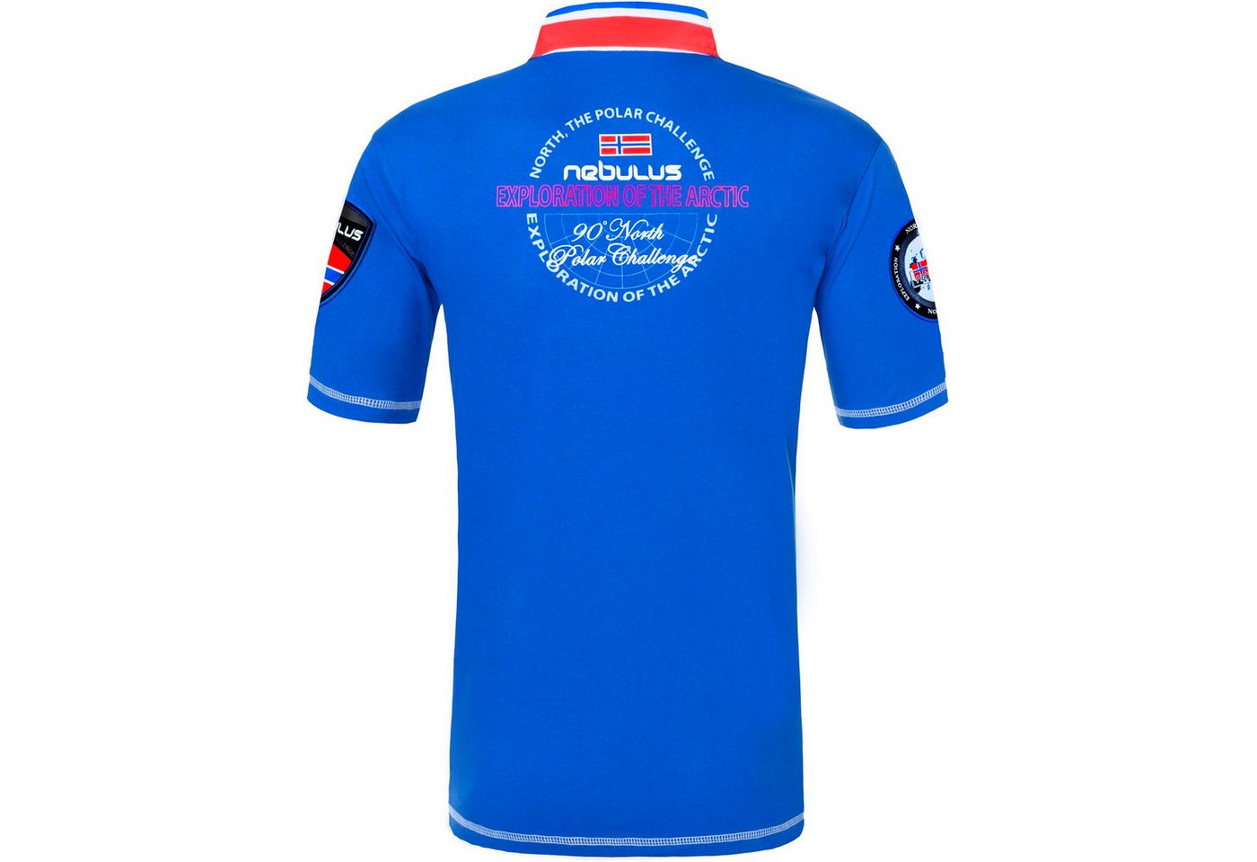 Nebulus Poloshirt BENTER, Q1318 - Herren, blau, XL – Bild 3 von 5