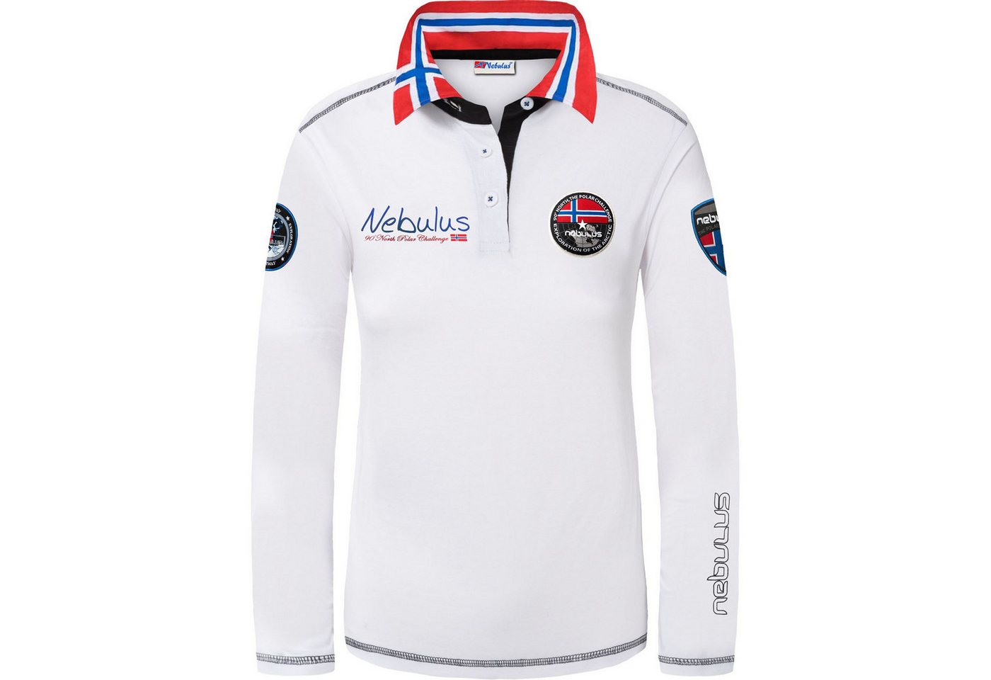 Nebulus Poloshirt BENTY, P5762 - Damen, weiß, XL/42 – Bild 2 von 5