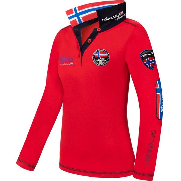 Nebulus Poloshirt BENTY, P5761 - Damen, rot, S/36