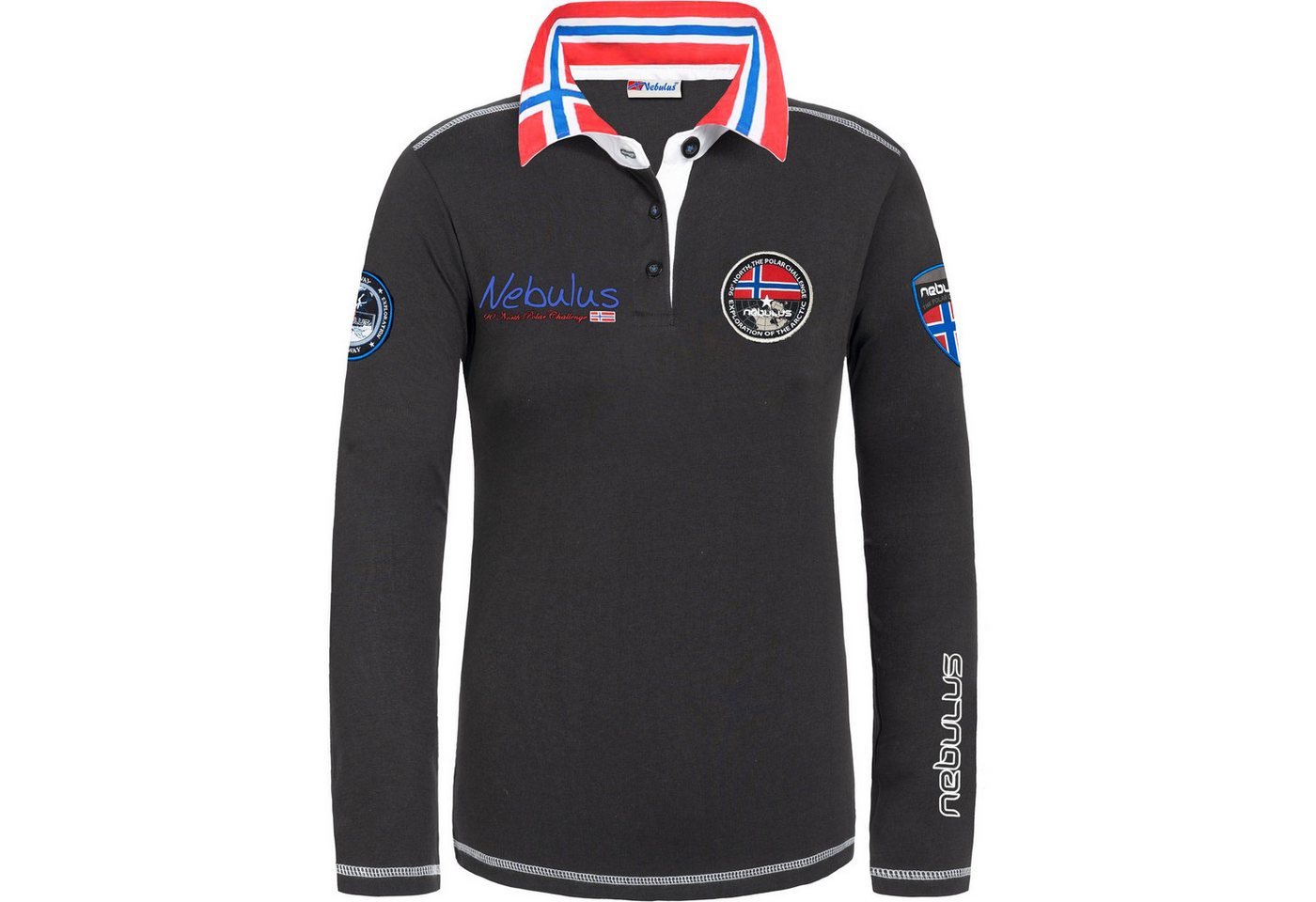 Nebulus Poloshirt BENTY, Q964 - Damen, schwarz, S/36 – Bild 2 von 5