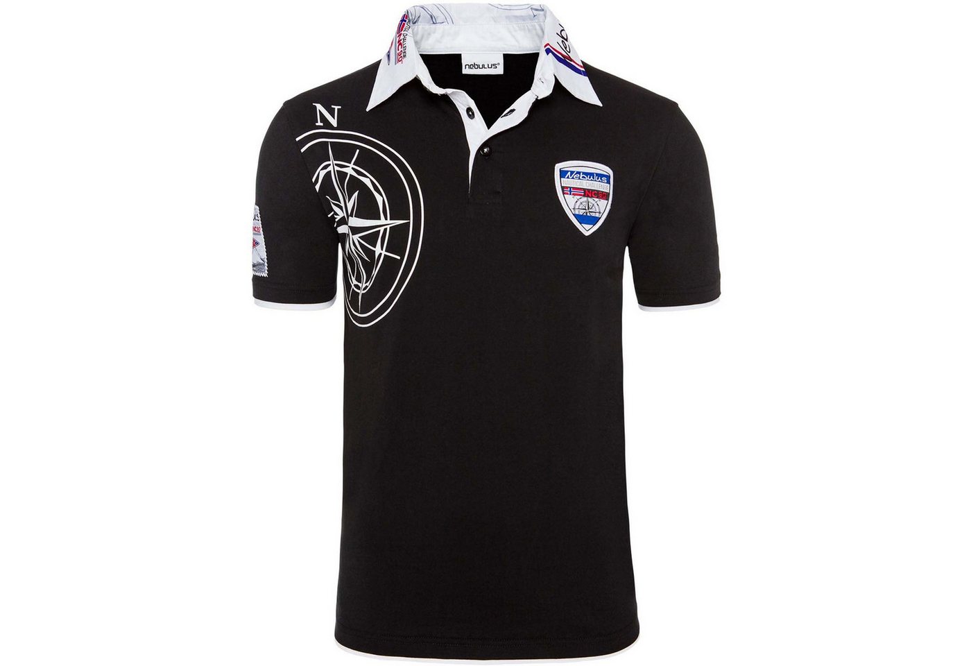 Nebulus Poloshirt EGERSUND, Q2066 - Herren, schwarz, XXL – Bild 2 von 5