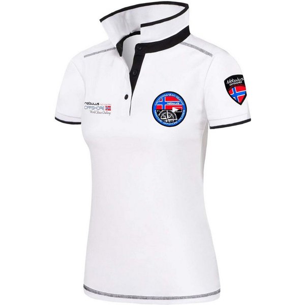 Nebulus Poloshirt FORWARD, P4052 - Damen, weiß, M/38