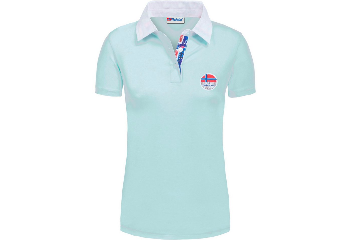 Nebulus Poloshirt REBOUND, P6585 - Damen, mint-weiß, L/40 – Bild 2 von 5