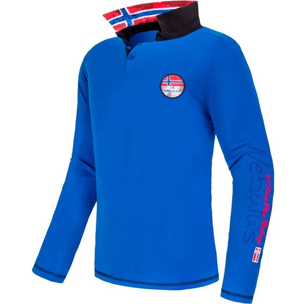 Nebulus Poloshirt SECOND, P6892 - Herren, kobaltblau, L