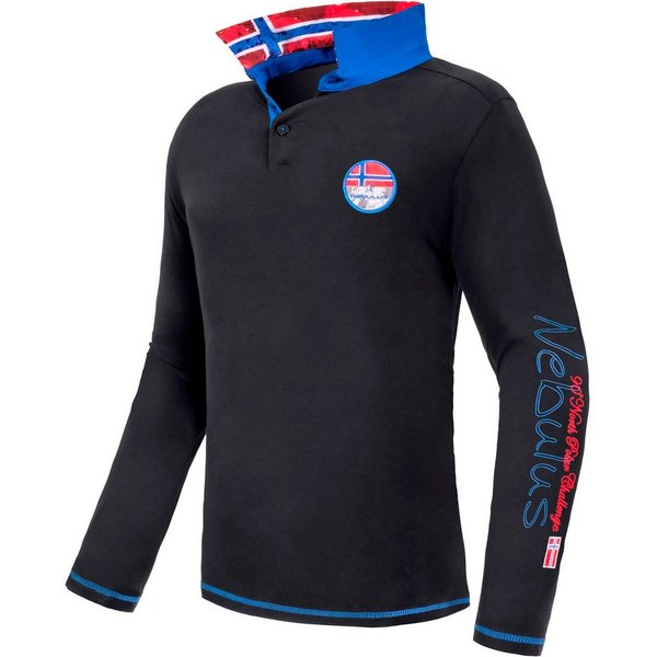 Nebulus Poloshirt SECOND, P6890 - Herren, schwarz, XXL