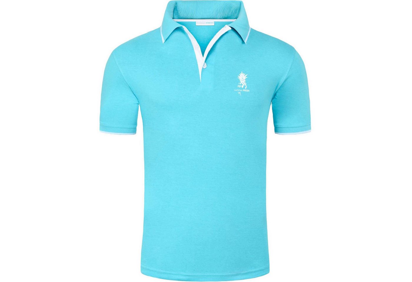 Nebulus Poloshirt SINES, F103 - Herren, türkis, M – Bild 2 von 5