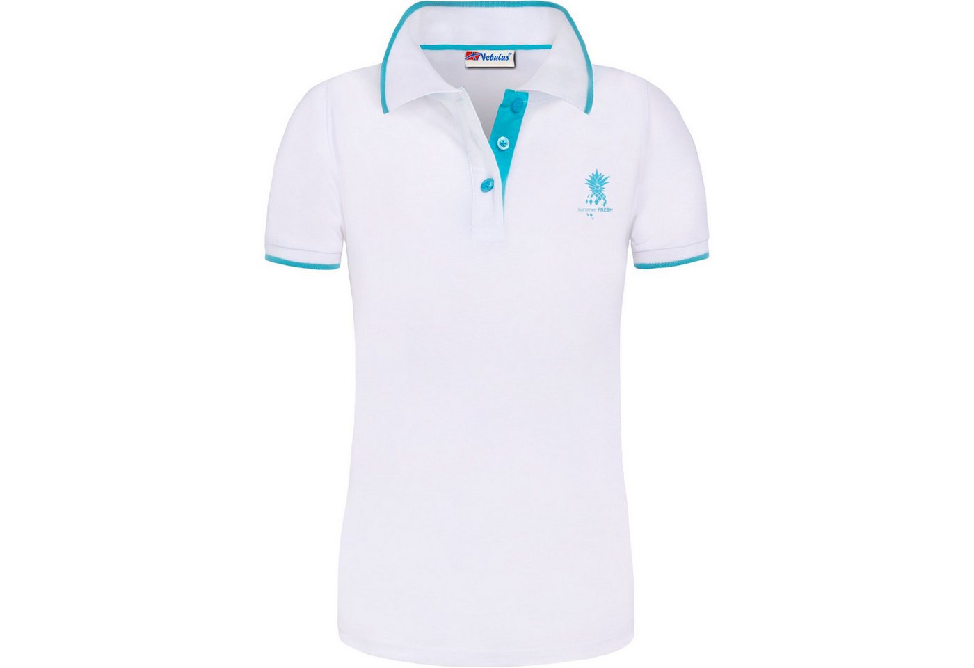 Nebulus Poloshirt SINES, F380 - Damen, weiß, XL/42 – Bild 2 von 5