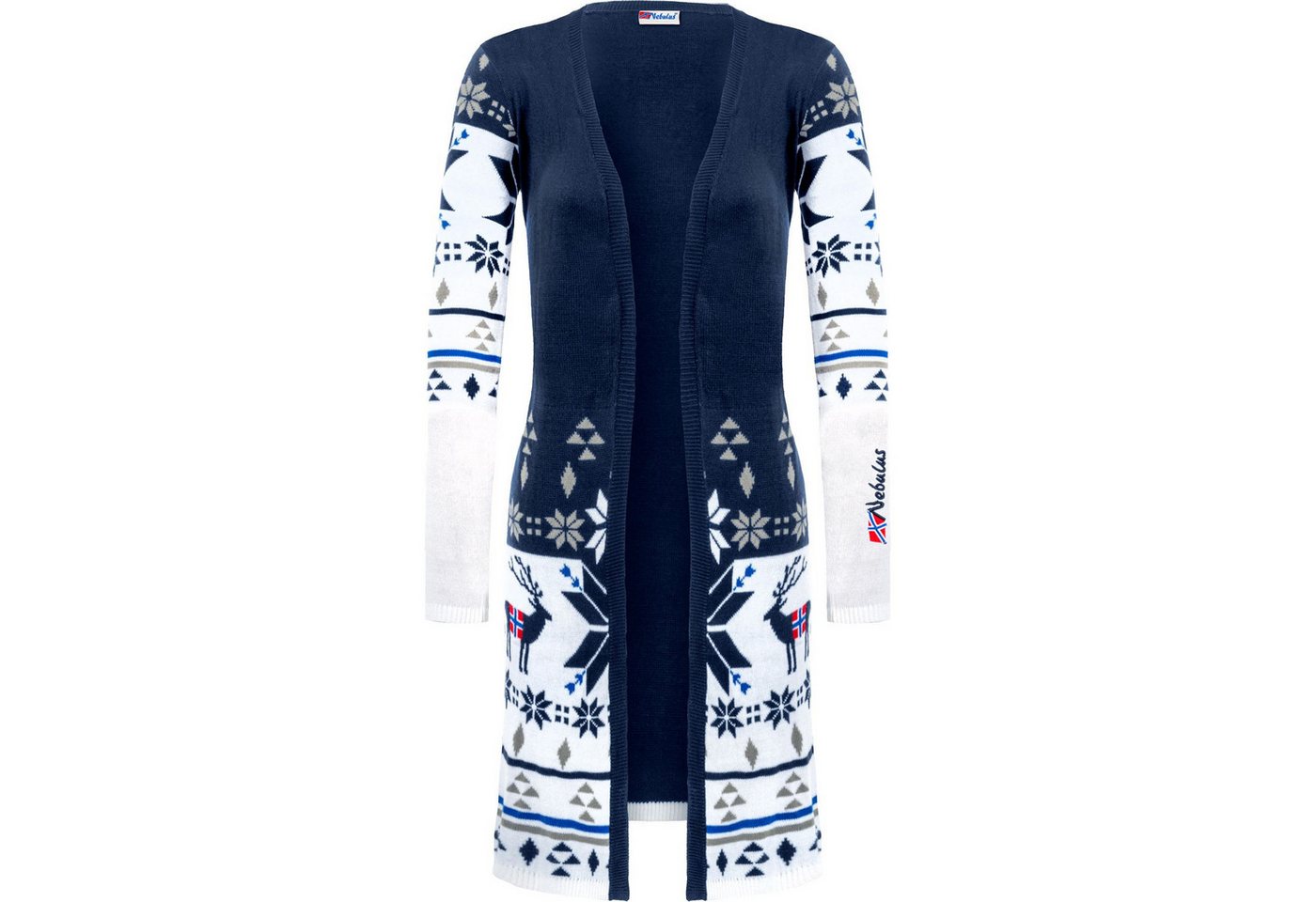 Nebulus Pullover & Shorts NOORS, P6224 - Damen, navy-weiß, XXL/44 – Bild 2 von 5