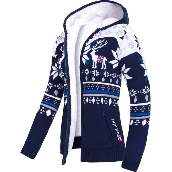 Nebulus Pullover & Shorts NORON, P6406 - Damen, navy-weiß, L/40