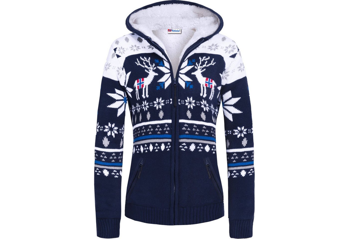 Nebulus Pullover & Shorts NORON, P6406 - Damen, navy-weiß, L/40 – Bild 2 von 5