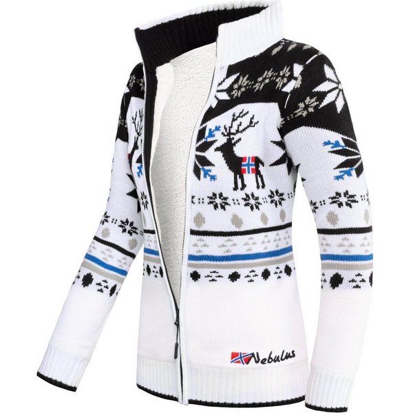 Nebulus Pullover & Shorts SVERRE, P6007 - Damen, weiß-schwarz, L/40
