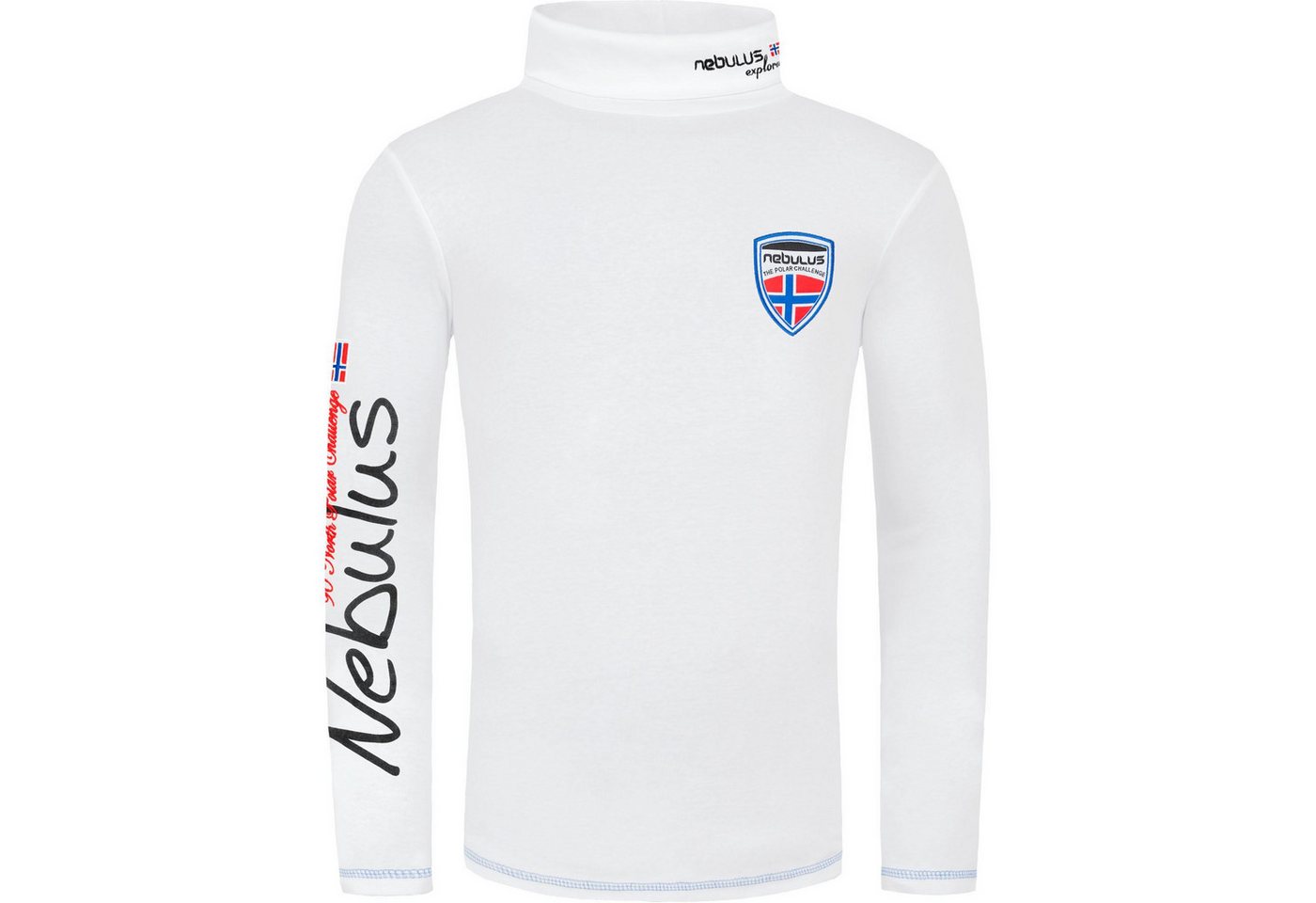 Nebulus Rollkragenpullover WARMER, Q1126 - Herren, weiß, 3XL – Bild 2 von 5