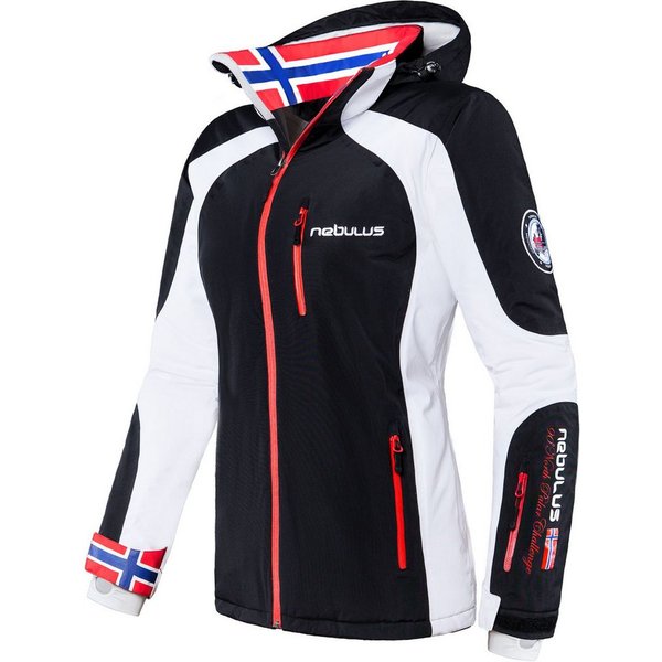 Nebulus Skijacke DAVOS, Q680 - Damen, schwarz-weiß, L/40