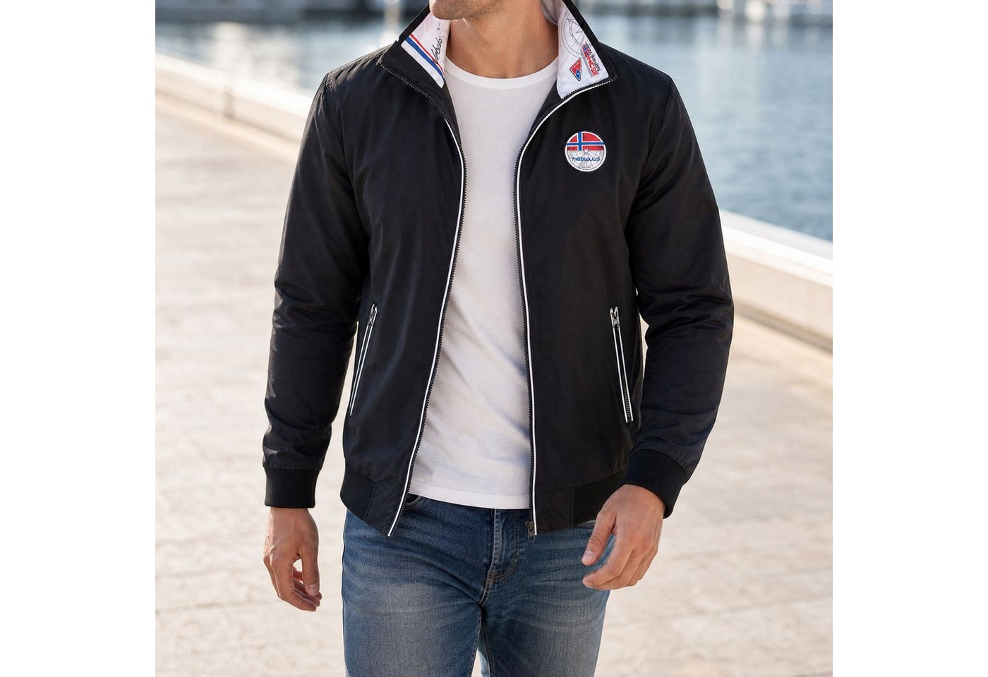 Nebulus Sommerjacke ARYES, P6470 - Herren, schwarz, L – Bild 5 von 5