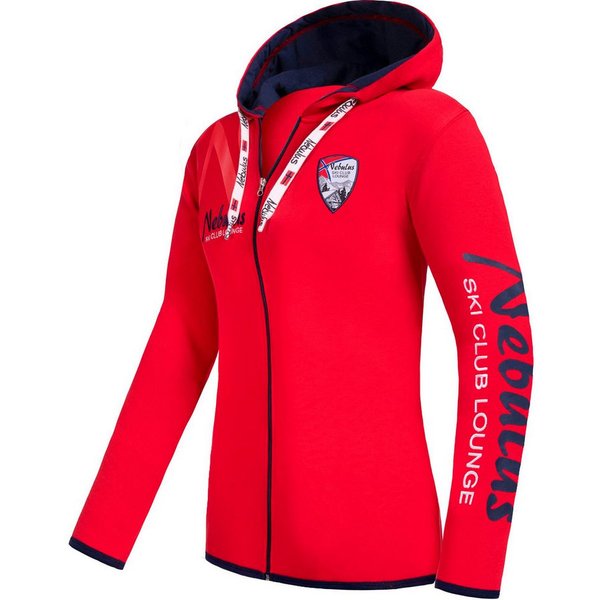 Nebulus Sweatjacke CLUBLOUNGE, P6387 - Damen, rot, XXL/44