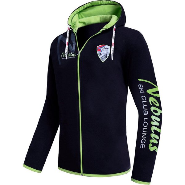 Nebulus Sweatjacke CLUBLOUNGE, P6380 - Herren, schwarz, XXL