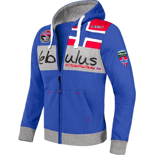 Nebulus Sweatjacke NAPA, Q757 - Herren, kobaltblau, L