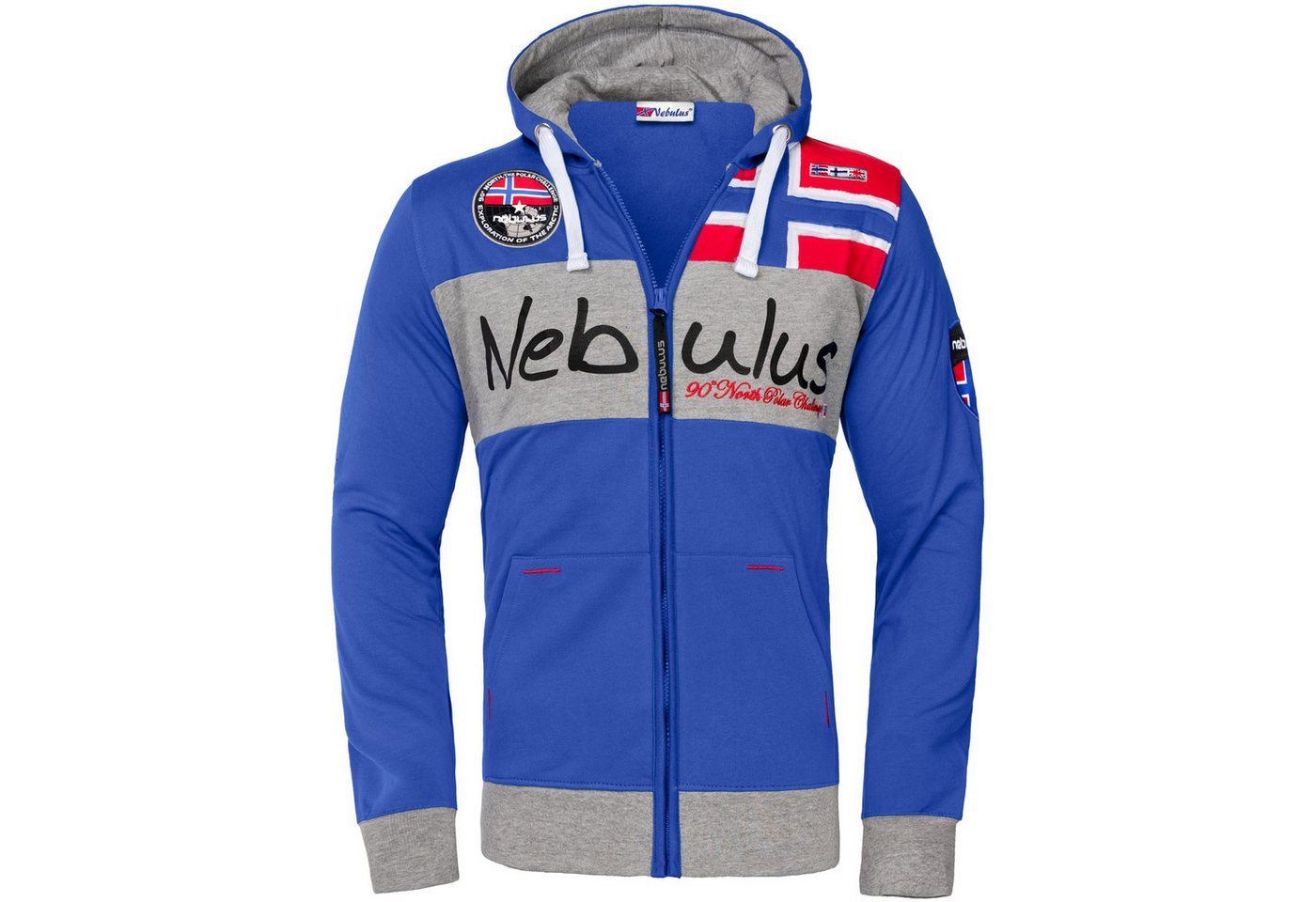 Nebulus Sweatjacke NAPA, Q757 - Herren, kobaltblau, L – Bild 2 von 5