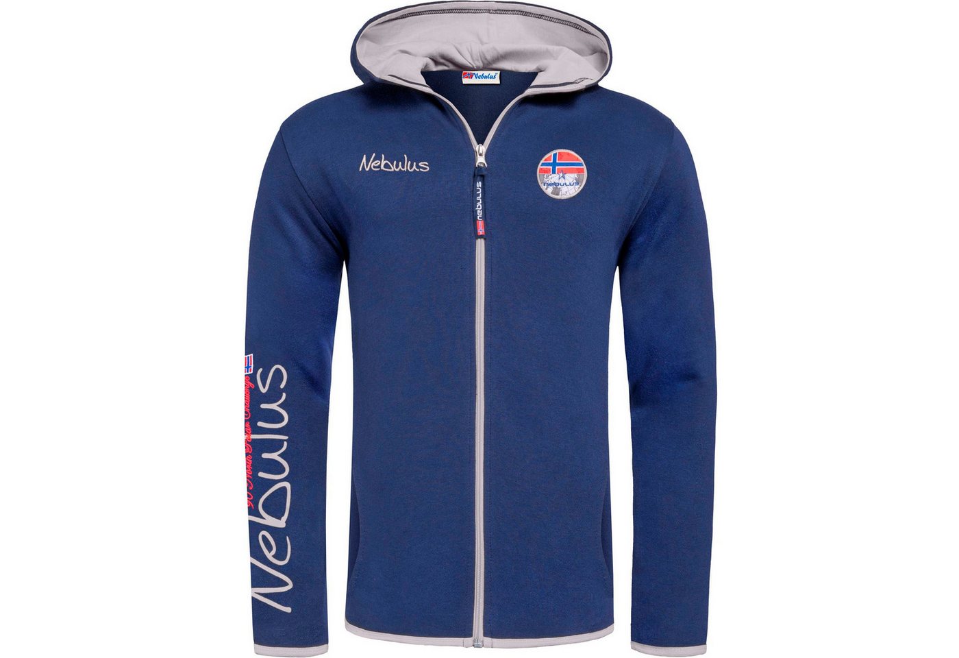 Nebulus Sweatjacke NORTIS, P6552 - Herren, navy-grau, XL – Bild 2 von 5