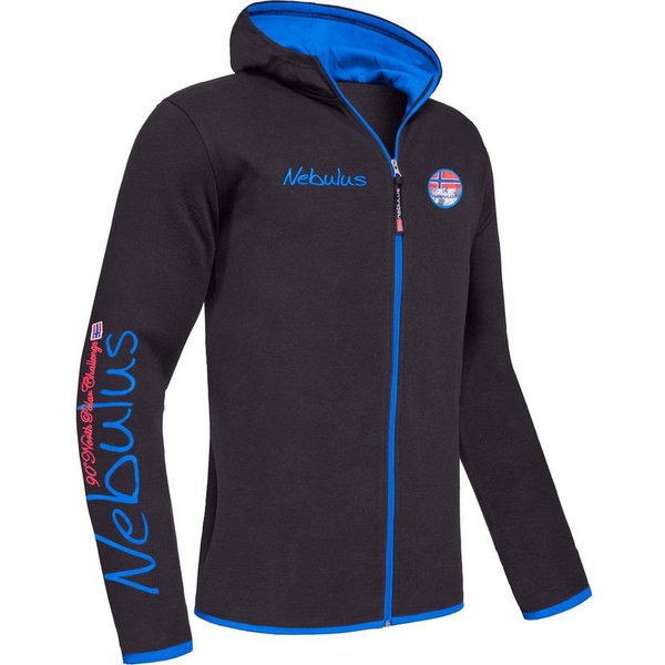 Nebulus Sweatjacke NORTIS, P6550 - Herren, schwarz-kobalt, XL