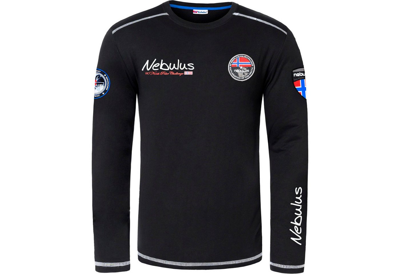 Nebulus Sweatshirt BOOGY, Q970 - Herren, schwarz, XL – Bild 2 von 5