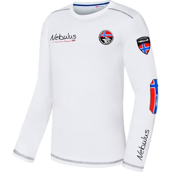 Nebulus Sweatshirt BOOGY, Q972 - Herren, weiß, XL