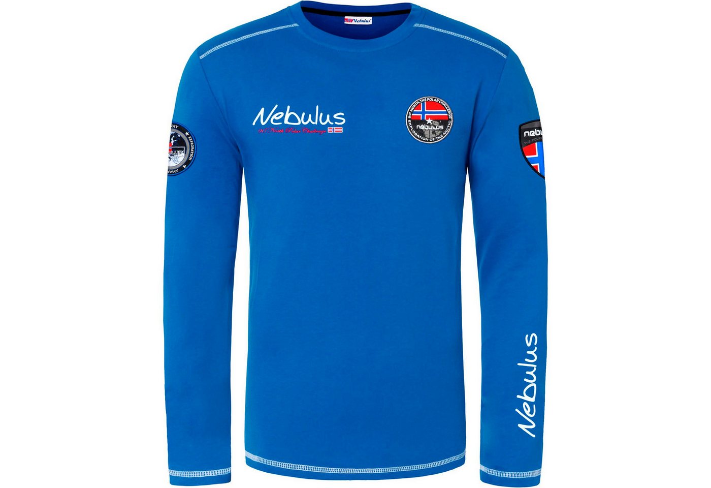 Nebulus Sweatshirt BOOGY, Q971 - Herren, kobaltblau, XL – Bild 2 von 5